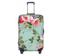 YFSGDLBN Vintage Floral Flowers Printed Suitcase Cover Elasticated Luggage Protective Cover