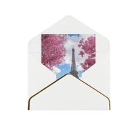 YFSGDLBN Vintage Style Eiffel Tower Paris printed Greeting Card Thank You Card for all occasions