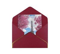 YFSGDLBN Vintage Style Eiffel Tower Paris printed Greeting Card Thank You Card for all occasions