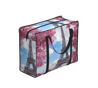 YFSGDLBN Vintage Style Eiffel Tower Paris printed Portable shopping storage bag Shopping Bag