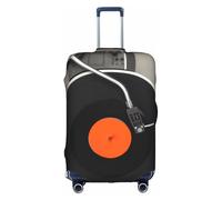 YFSGDLBN Vintage Vinyl Record Printed Suitcase Cover Elasticated Luggage Protective Cover