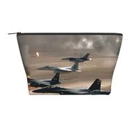 YFSGDLBN War Plane Printed Daily Storage Bag Makeup Bag Portable Travel Cosmetic Bag