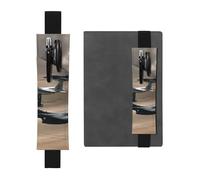 YFSGDLBN War Plane Printed Leather Pen Holder Bookmark Pencil Case