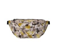 YFSGDLBN Yellow Gray Flower Printed Crossbody Waist Pack Daily Casual Chest Bag