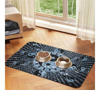 YFSGDLBN Ying Yang Diagram printed Pet absorbent leather tablecloth Washable decorative mat