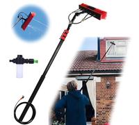 YFSMBD 3.6 M - 6 M Washing Kit: Water-fed Brush, Soap Dispenser, Window Cleaning Pole, Water Fed Telescopic Brush, Window Cleaner Equipment (55cm Brush Head,6M)