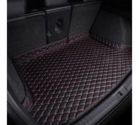 YFSRBH Car Boot Liners for VW T-Cross 2019 2020 2021 2022 2023,Leather Rear Trunk Mats Waterproof Anti Slip Cargo Tray Liners Protector Accessories.,B/Black-Red