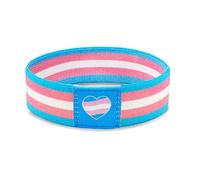 yfstyle Pride Rainbow Bracelets Wristbands for Women & Men - Matching LGBT Pride Stretch Bands - Waterproof & Trans Accessories, stretch, Polyester, no gemstone
