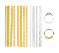 YFTRFR 12 Pcs Ring Size Adjuster, Guard Clip Jewelry Tightener Trim-to-Fit Smooth Comfort Gap Fillers for Men and Women, Making Almost Any Loose Ring Smaller Without Resizing(2 Color)