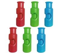 YFTRFR 6 Pcs Reusable Plastic Food Bag Clips, Squeeze Bread Chip Sealing Clips Press-to-Close Grocery Fasteners Lightweight Durable Multicolor Clamps Bag Clamps for Food Storage for Bags Plastic