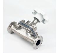 YFTROBOYL 1", 25mm, 1.5" Stainless Steel 316 Triple Clamp Diaphragm Valve