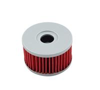 YFUK 16510-37440 16510-37450 Motorcycle Oil Filter ABS Red For Suzuki SP500 SP600 XF650