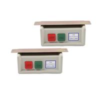 YFUK 2pcs # T75 On & Off Power Switch Push Button Box Motor Plastic & Metal Red & Green Sewing Machine For Industrial SEWING MACHINE Motor 220 Volt 110V