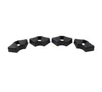 YFUK 4pcs Cush Drive Sprocket Isolator Rear Wheel Damper Rubber Black Motorbike for YBR125 2000+