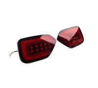 YFUK LED Rear Bumper Lamp Brake Tail Light Turn Signal DRL ABS Red Car For Subaru XV 2018-2023 Outback 2015-2020