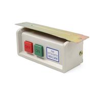 YFUK Sewing Machine # T75 On & Off Power Industrial Push Button Switch Box Motor 1pc For Volt 110V Motor 220 SEWING MACHINE Plastic & Metal Red & Green