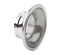 YFUK Silver 50mm/2" Motorcycle Carburetor Funnel Velocity Stack Air Filter Horn Cup With Net CNC Aluminium Alloy For PWK 21mm 28mm 30mm, PE 28mm, 30mm Carb,
