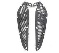 YFUK Tank Trim Mesh Inlet Protection Motorcycle Gas Tank Vent Cover Aluminum Side Panel Decor Cover Replacement for MT-03 MT03 2020-2023, Black