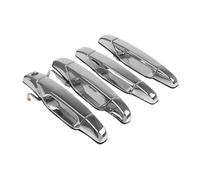 YFWLNZD Car Outside Outer Door Handle Car Exterior Ch&Rome Door Handle Front Rear Driver & Passenger for Escalade for Chevy for Avalanche for Silverado 2007-2014