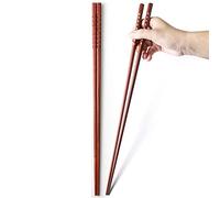 YFWOOD Cooking Chopsticks, 2 Pairs 42 cm Wooden Extra Long Chopsticks | Reusable, Hotpot, Frying, Cooking, Noodle