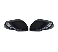 YFYANFEI Wing Mirror Cover for Ford Edge 2015 2016 2017 2018 2019 2020, Car Door Rearview Mirror Cap Outer Shell Replacement Left Right Side, Black-1 Pair
