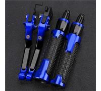 YFYFY Clutch Motorcycle Accessories Adjustable Brake Clutch Levers Handle Handlebar Grip Ends for Ninja for ZX9R 1998-1999(Blu)