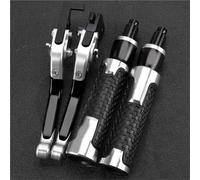 YFYFY Clutch Motorcycle Accessories Brake Clutch Levers Handle Handlebar Grip Ends for ZZR600 1990-2004(Silver)