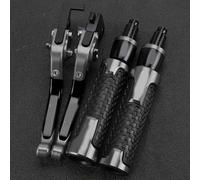 YFYFY Clutch Motorcycle Accessories Brake Clutch Levers Handle Handlebar Grip Ends for ZZR600 1990-2004(Grigio)