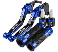 YFYFY Motorcycle Accessories Brake Clutch Levers & Handlebar Grips For YAMAHA MT-03 MT 03 MT03 2015-2024 2023 2022 2021 2020 2019 2018 Replace(Blue 1)