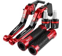 YFYFY Motorcycle CNC Brake Clutch Levers Handle Handlebar Grips Ends for BMW K1200R Sport K1200RSPORT K 1200 R Sport 2006-2008 2007 Replace(Red 1)