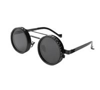 YG Culture Steampunk 360° Rotating ND Filter Sunglasses - Adjustable Tint, UV400 Protection & Lightweight Magnesium Frame for Driving, Outdoor
