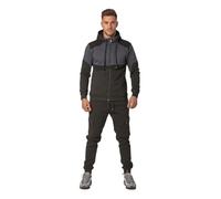 YG3 Men's Full-Zip Fleece Lined Hooded Tracksuit - 2 Piece Athletic Sweat Suit & Jogger Set (UK, Alpha, L, Regular, Regular, Black/Navy)