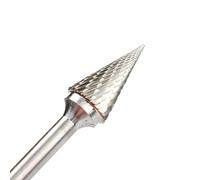 YG8 Alloy Rotary File 1Pc MX Type Double Slot Tungsten Carbide Wood Carving Grinding Head Hard Metal Milling Cutter for Copper(MX1625M06)