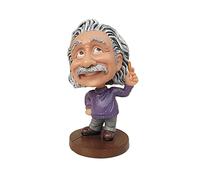 YGAKX Home Decor Modern Art Statue Einstein shaking his head doll, scientist doll, car doll, car decoration ornament pendulum