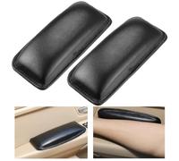 Ygapuzi 2 Pack Car Center Console Knee Leg Elbow Cushion Soft Pad, Leather Car Knee Cushion Elbow Pillow Universal Knee Elbow Pads for Foot Knee Pain Relief (PU Leather)