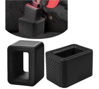 Ygapuzi 2 PCS Seat Belt Buckle Holder, Silicone Auto Rear Seatbelt Buckle Booster, Easy Access Seat Belt Buckle Safety Cover for Kids, Car Seatbelt Holder Makes Receptacle Upright Buckling (Black)