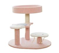 YGDYFDC Cat Trees Cat Climbing Frame, All-in-one Cat Nest, No Space Required, Small Cat Self-entertainment, Cat Scratching Post Cat Tower(Pink)