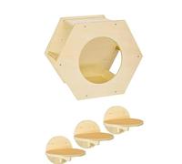 YGDYFDC Cat Trees Cat Climbing Frame Cat Jumping Platform Wall Hanging Rack Cat Hammock Floating Creative Wooden Cat Climbing Column Cat Tower