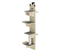 YGDYFDC Cat Trees Cat Climbing Frame Cat Nest Cat Tree Solid Wood Door Wall Type Cat Jumping Platform Without Drilling Cat Tower(B)