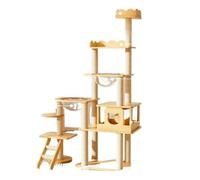 YGDYFDC Cat Trees Cat Climbing Frame Cat Nest Sisal Cat Tree Durable Multi-layer Jumping Platform Space Capsule Bantam Cat Cat Tower(B)
