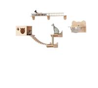 YGDYFDC Cat Trees Cat Climbing Frame Combination Solid Wood Wall-mounted Cat Nest And Cat Jumping Platform That Does Not Take Up Space Cat Tower(I)