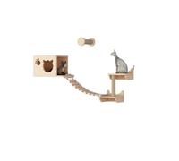 YGDYFDC Cat Trees Cat Climbing Frame Combination Solid Wood Wall-mounted Cat Nest And Cat Jumping Platform That Does Not Take Up Space Cat Tower(E)