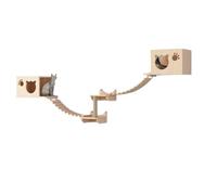 YGDYFDC Cat Trees Cat Climbing Frame Combination Solid Wood Wall-mounted Cat Nest And Cat Jumping Platform That Does Not Take Up Space Cat Tower(N)