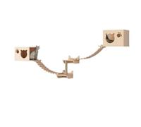 YGDYFDC Cat Trees Cat Climbing Frame Combination Solid Wood Wall-mounted Cat Nest And Cat Jumping Platform That Does Not Take Up Space Cat Tower(A)