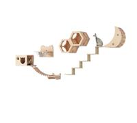 YGDYFDC Cat Trees Cat Climbing Frame Combination Solid Wood Wall-mounted Cat Nest And Cat Jumping Platform That Does Not Take Up Space Cat Tower(O)