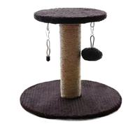 YGDYFDC Cat Trees Cat Climbing Frame Small Hemp Rope Cat Scratching Post Does Not Take Up Space Kitten Cat Climbing Platform Cat Tower(Brown,A)