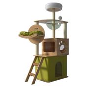 YGDYFDC Cat Trees Cat Climbing Shelf Cat Nest Cat Tree Cat Scratching Board Large Villa Jumping Platform Does Not Occupy An Area Cat Tower(ZM02)