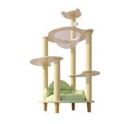 YGDYFDC Cat Trees Large Breathable Transparent Space Capsule Pet Sofa Bed Solid And Durable Multi-Cat Family Fun Stand Cat Tower