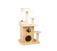 YGDYFDC Cat Trees Multi-layer Cat Climbing Frame Cat Nest Cat Frame Solid Wood Sisal Stable Cat Supplies Toys Cat Tower Cat Tower
