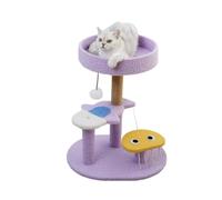 YGDYFDC Cat Trees Small Cat Scratching Board Cat Climbing Frame Cat Scratching Post Sisal Cute Cat Toy Suitable For Indoor Cats Cat Tower(A)